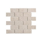 Fiorenza Light Grey Brickbond Matt Mosaic
