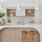 Light Grey Penny Matt Mosaic - lifestyle view