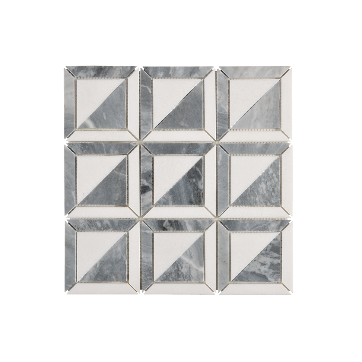 Natural Marble Grey Carrara Honed Mosaic
