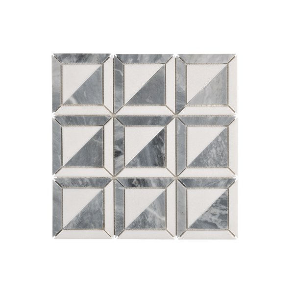 Natural Marble Grey Carrara Honed Mosaic