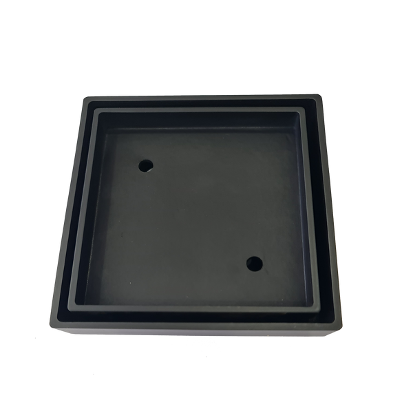 Grate Matt Black 115x115x45