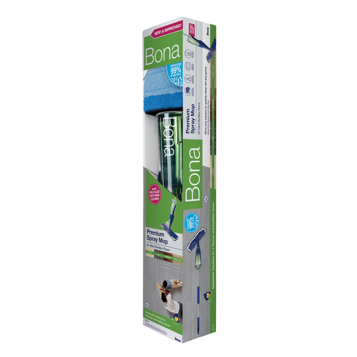 Tile Hybrid & Laminate Surface Spray Mop Kit