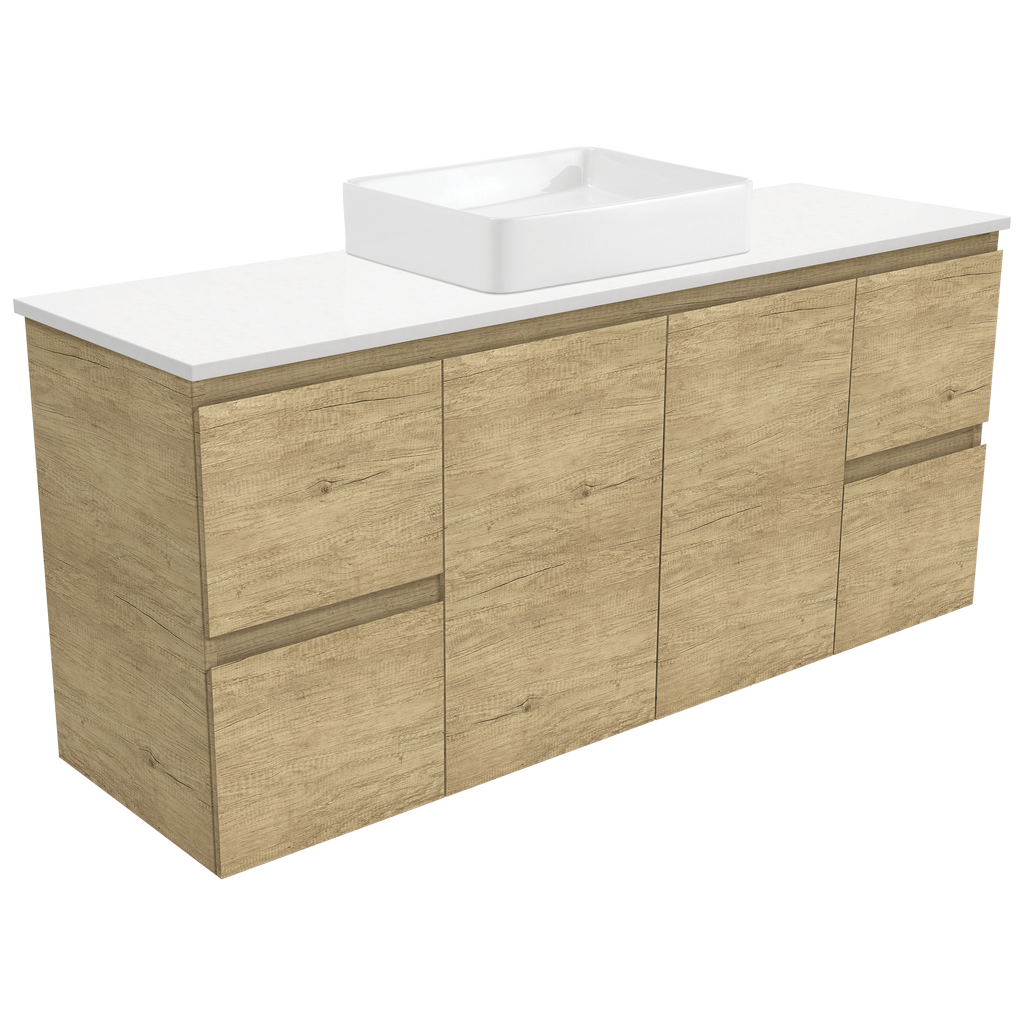 1500 Vanity Stone Top AC Single Basin