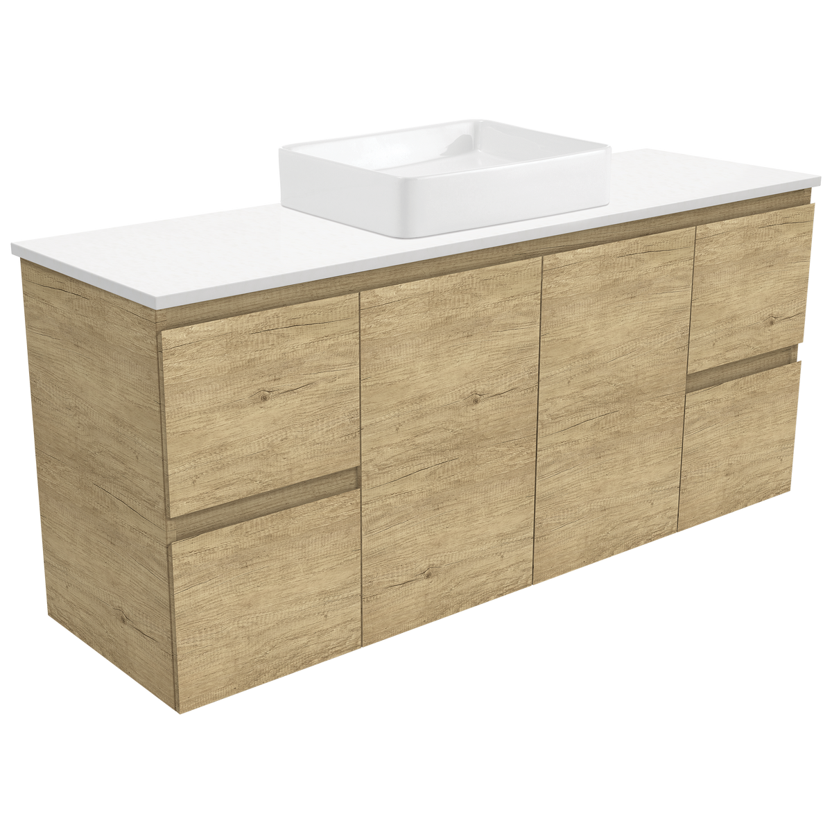 1500 Vanity Stone Top AC Single Basin