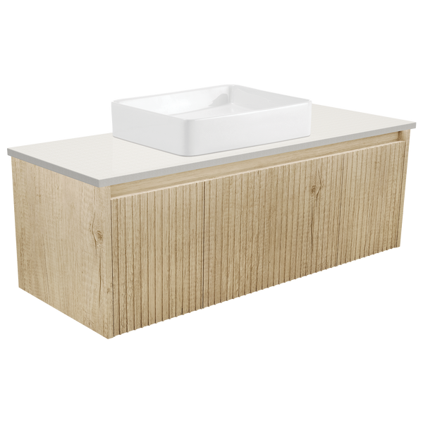 1200 WallHung Vanity Stone Top AC Basin