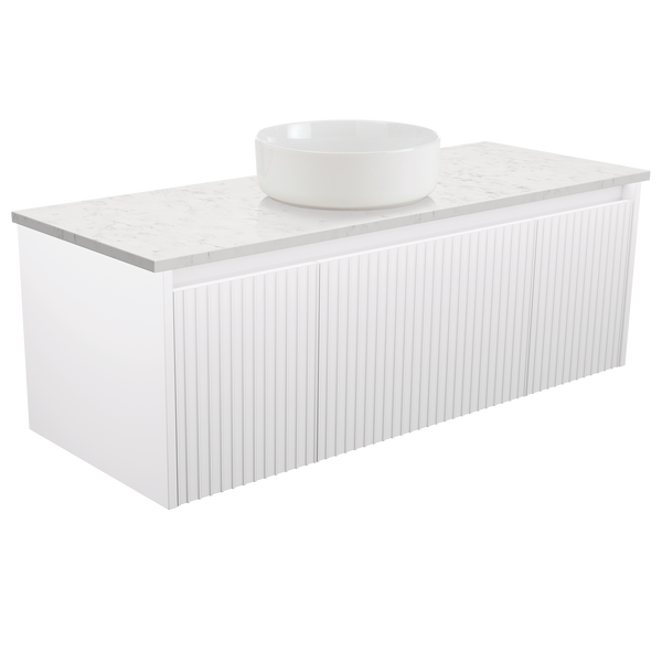 1200 WallHung Vanity Stone Top AC Basin