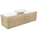 1500 Wall-Hung Vanity Stone Top AC Single Basin