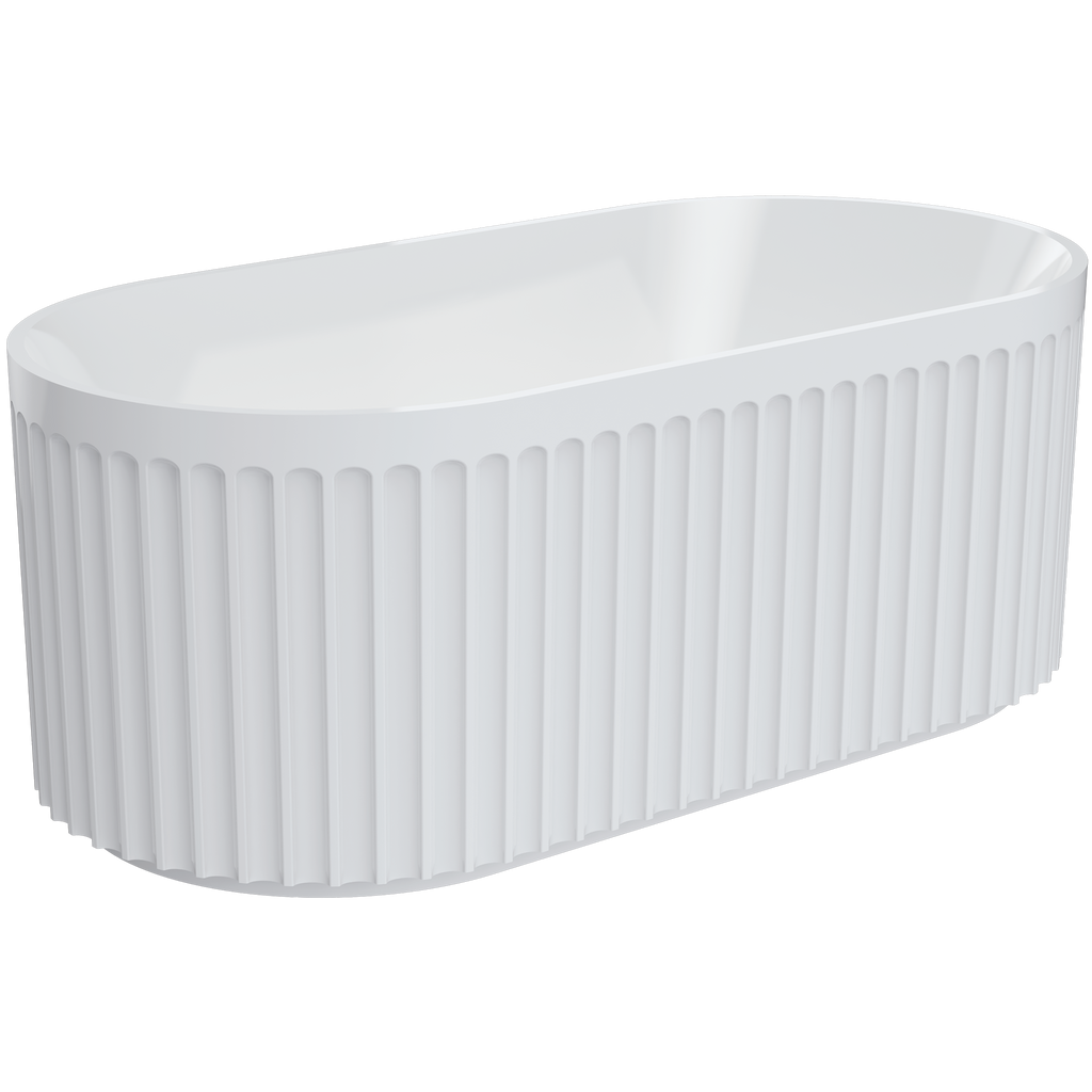 Freestanding Bath Acrylic 1500 Gloss White