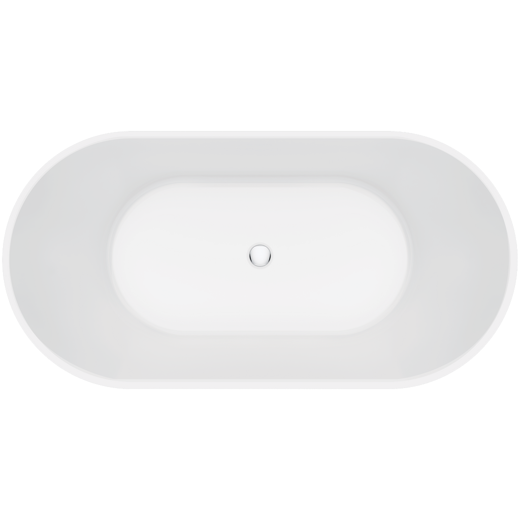 Freestanding Bath Acrylic 1500 Gloss White