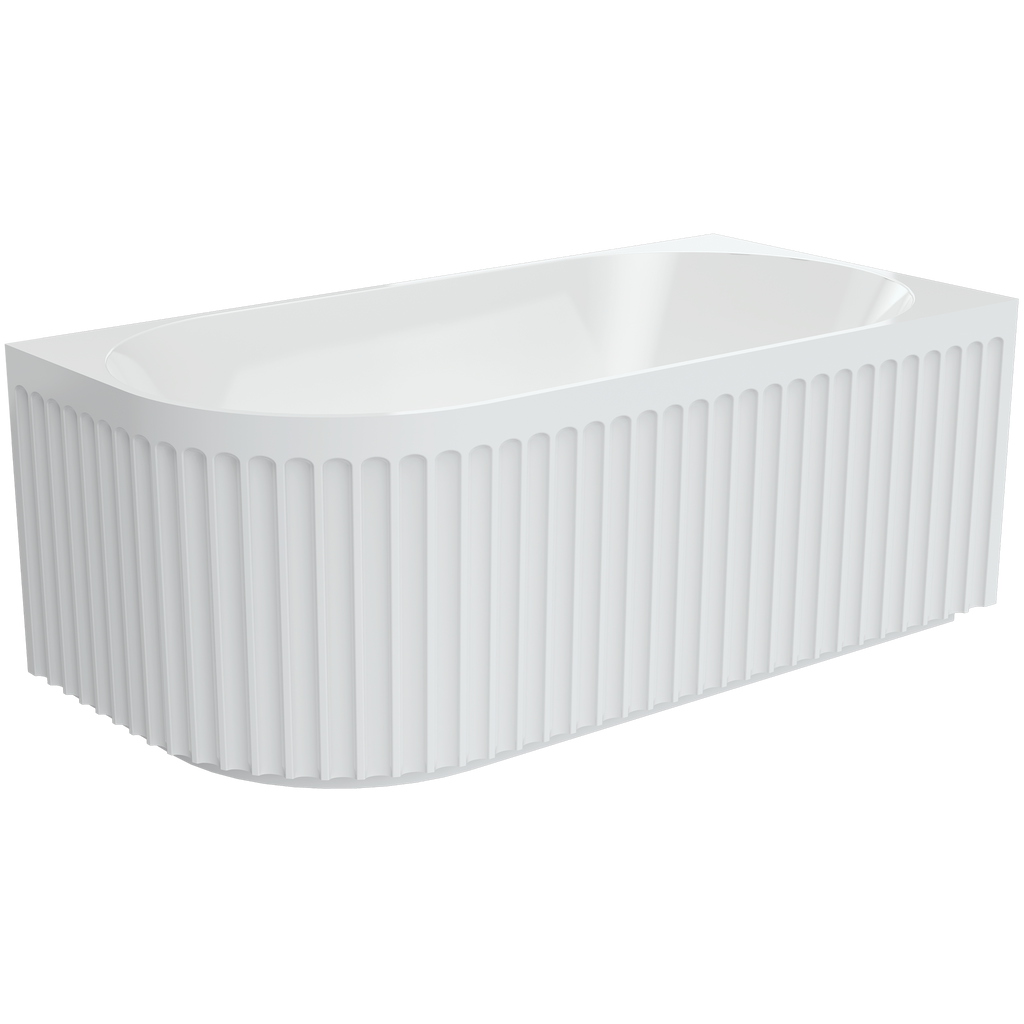 Corner Left Acrylic 1500 Gloss White
