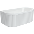 Back To Wall Bath Acrylic 1500 Gloss White