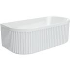 Back To Wall Bath Acrylic 1700 Gloss White