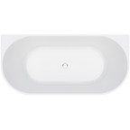 Back To Wall Bath Acrylic 1700 Gloss White