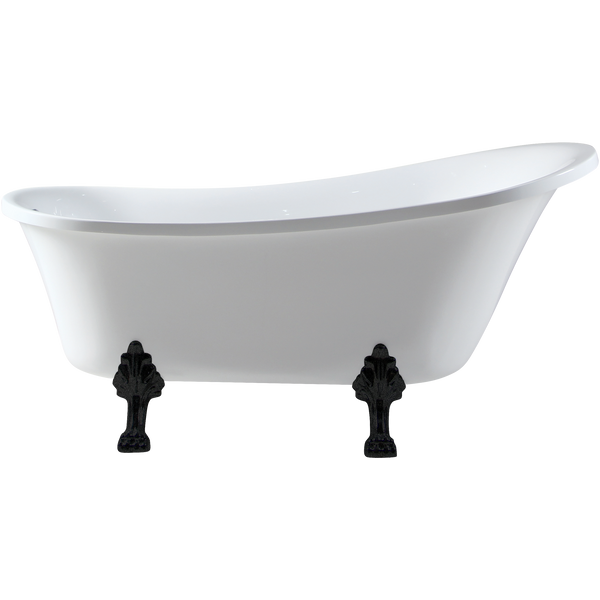 Freestanding Bath Acrylic 1700 Black Feet