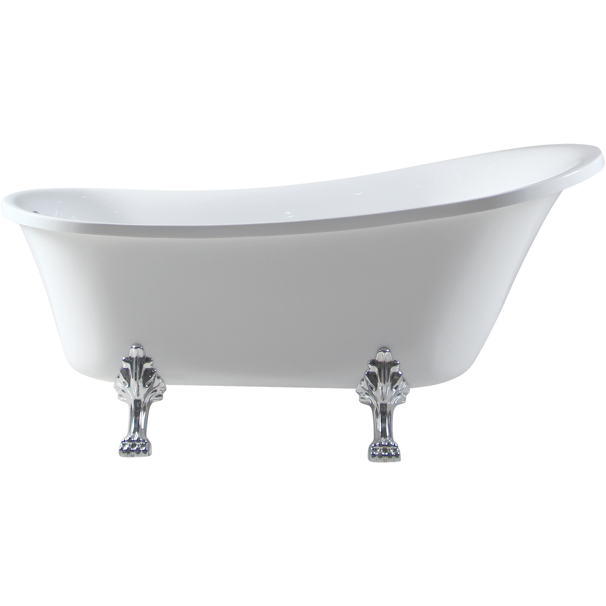Freestanding Bath Acrylic 1700 Chrome Feet