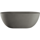 Freestanding Concrete Bath1500 Matte Grey