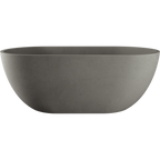 Freestanding Concrete Bath1500 Matte Grey
