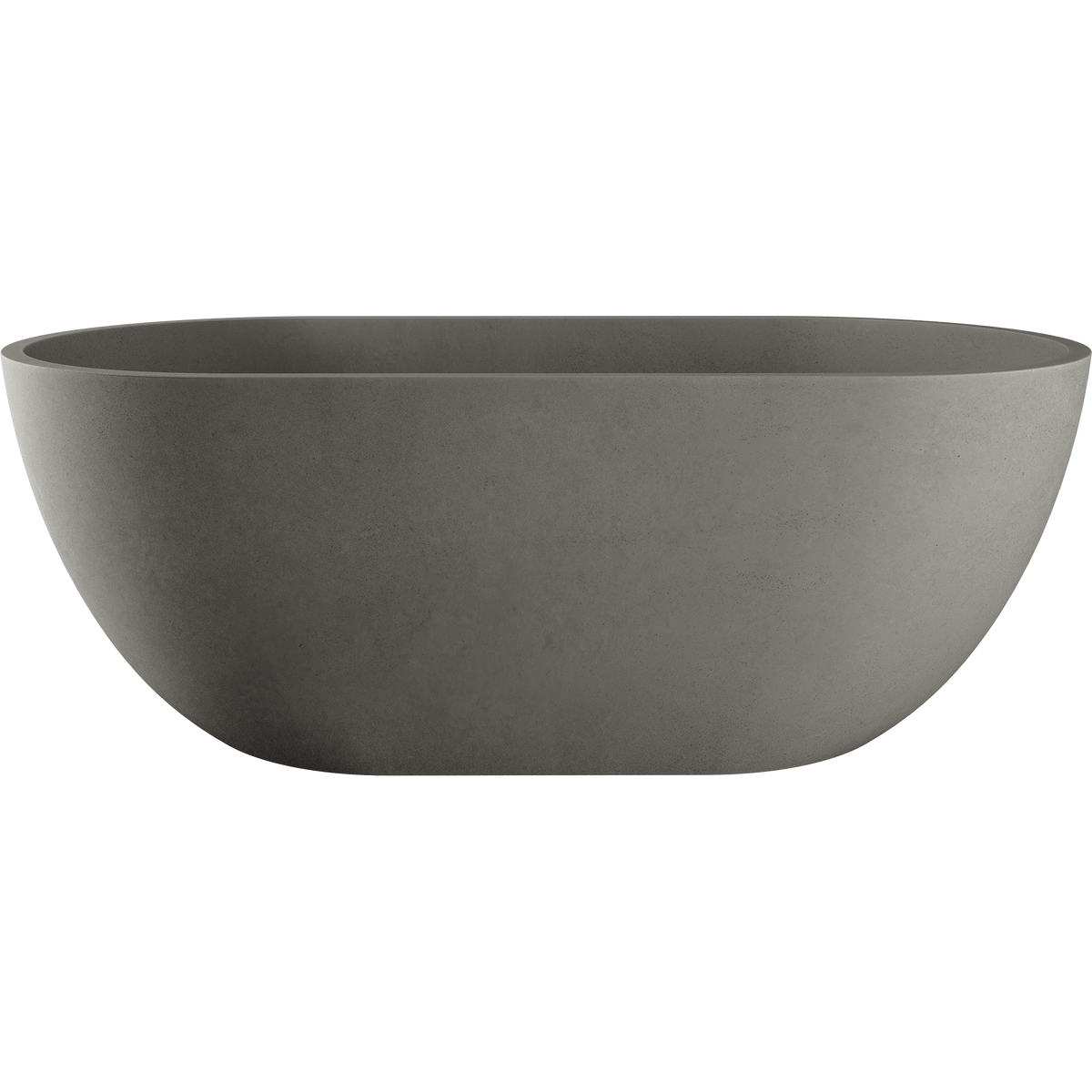 Freestanding Concrete Bath1500 Matte Grey