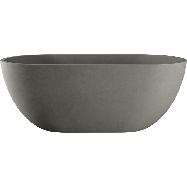 Freestanding Concrete Bath1500 Matte Grey