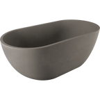 Freestanding Concrete Bath1500 Matte Grey