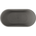Freestanding Concrete Bath1500 Matte Grey