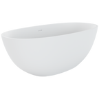 Freestanding Stone Bath 1550 Matte White
