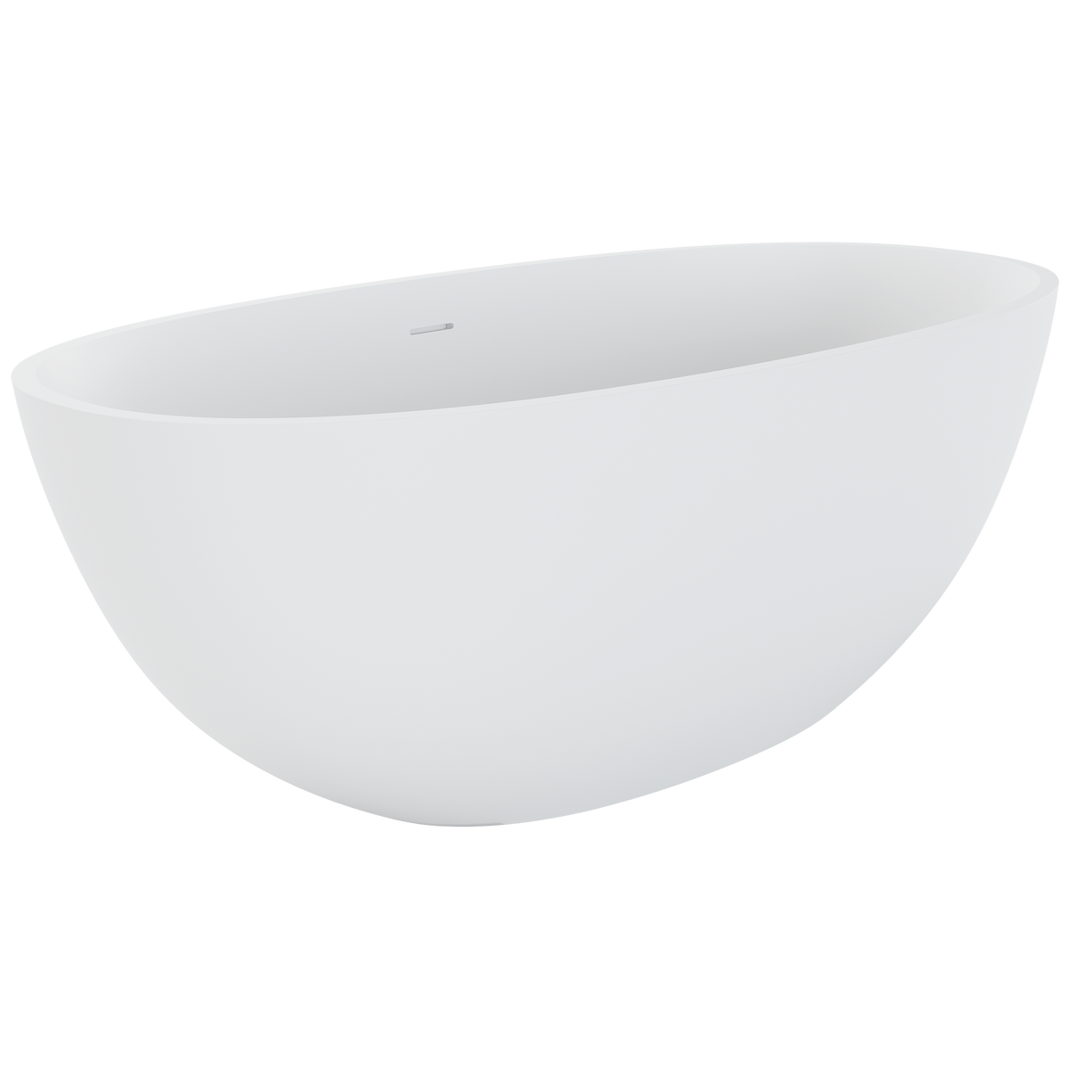 Freestanding Stone Bath 1550 Matte White