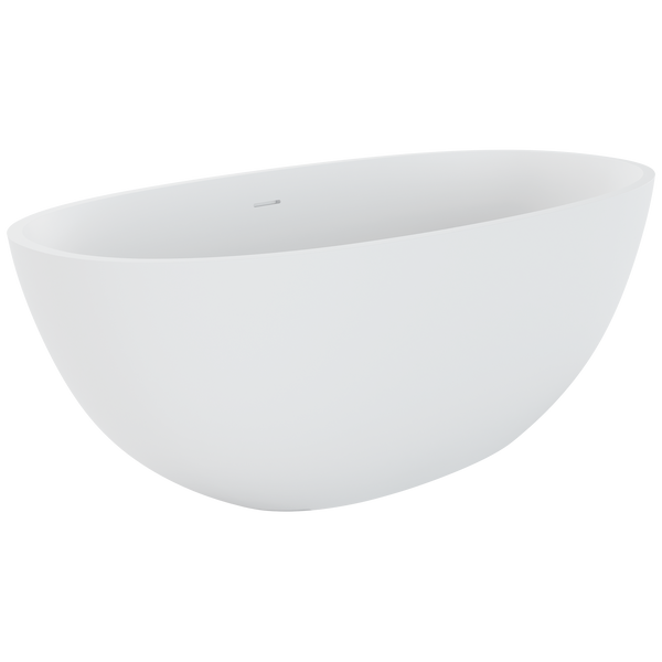 Freestanding Stone Bath 1550 Matte White