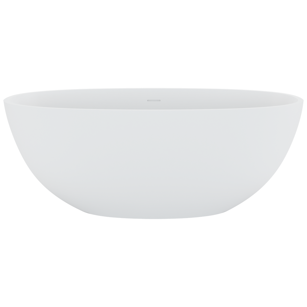 Freestanding Stone Bath 1550 Matte White