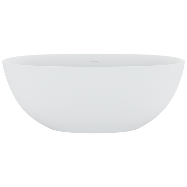 Freestanding Stone Bath 1550 Matte White