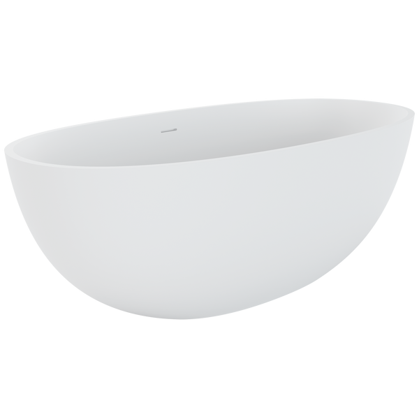 Freestanding Stone Bath 1650 Matte White