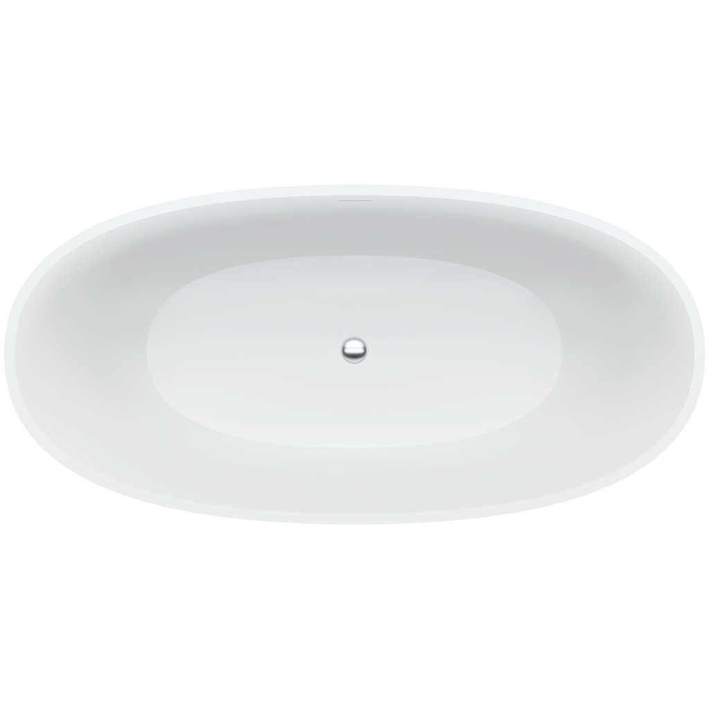 Freestanding Stone Bath 1650 Matte White