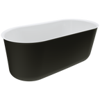 Freestanding Bath Acrylic 1500 Matt Black