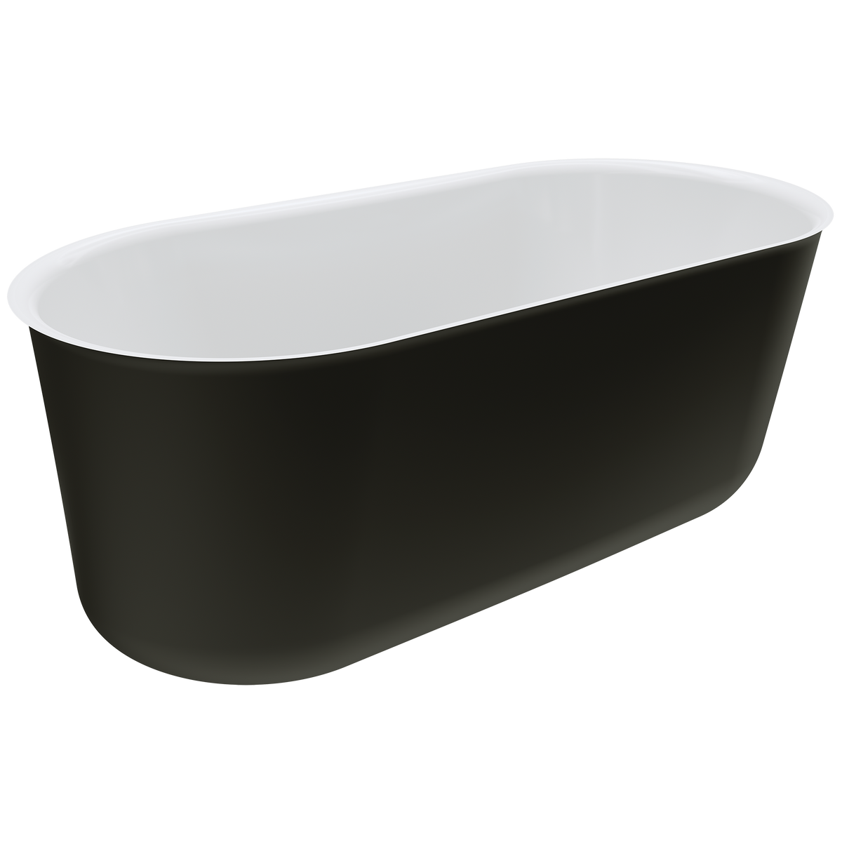 Freestanding Bath Acrylic 1500 Matt Black