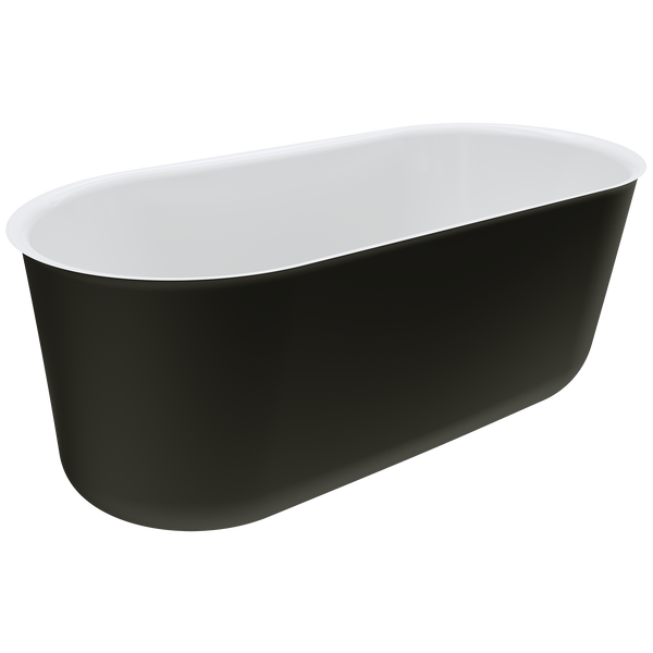 Freestanding Bath Acrylic 1500 Matt Black
