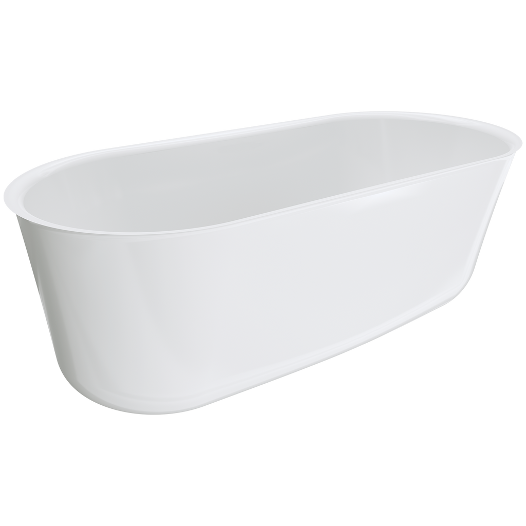 Freestanding Bath Acrylic 1700 Gloss White