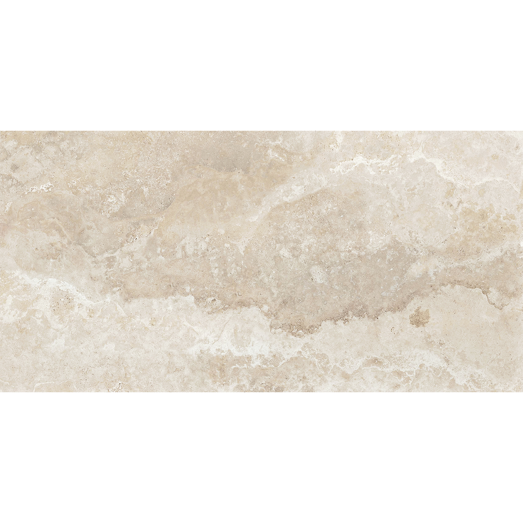 Travertine Crema Structured Textured L Coping 50mm Drop Paver (Pack of 2)