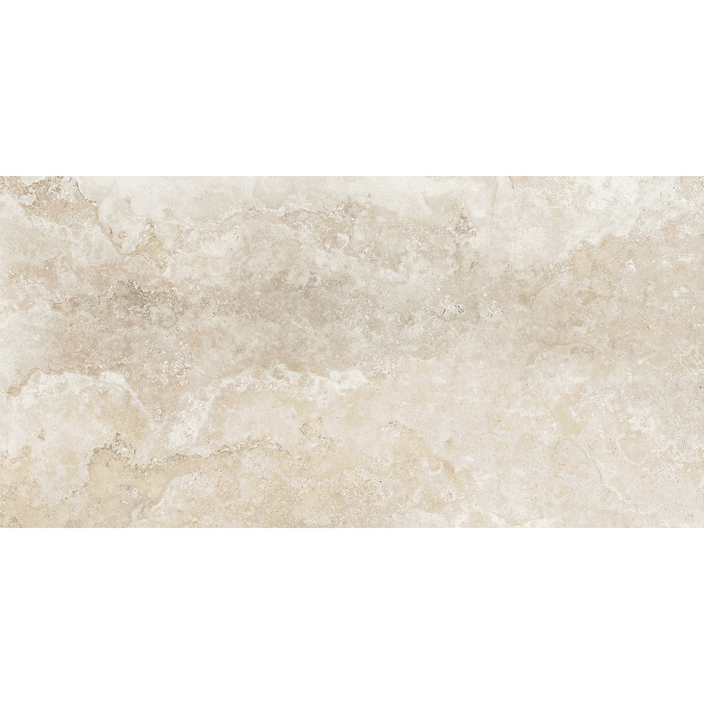 Travertine Crema Structured Textured L Coping 50mm Drop Paver (Pack of 2)