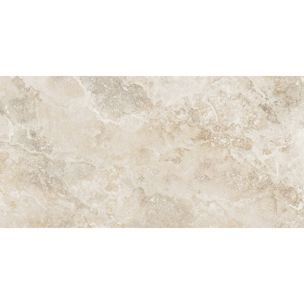 Travertine Crema Structured Textured L Coping 50mm Drop Paver (Pack of 2)