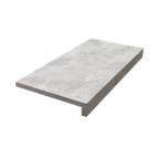 Travertine Grigio Structured Textured L Coping 50mm Drop Paver (Pack of 2)