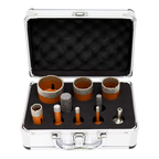Vacuum Brazed VDU Core Drill Set 10pce