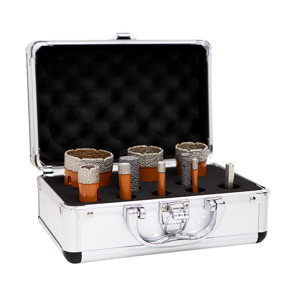 Vacuum Brazed VDU Core Drill Set 10pce