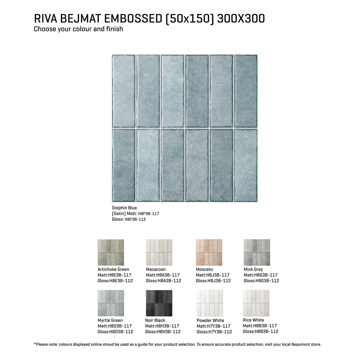 Riva-Bejmat Bejmat Embosed Tile