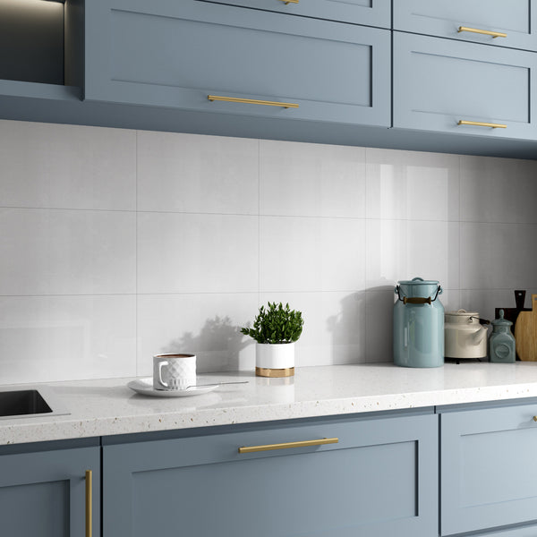 Ivory Gloss Tile - lifestyle view
