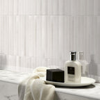 Kitkat Milk Embossed Gloss Tile - lifestyle view