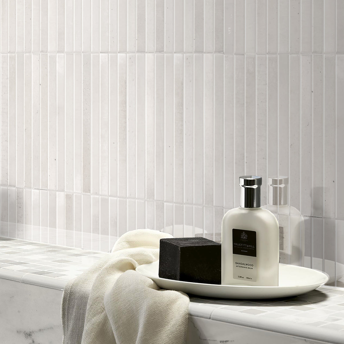 Kitkat Milk Embossed Gloss Tile - lifestyle view