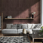 Kitkat Grape Embossed Gloss Tile - lifestyle view