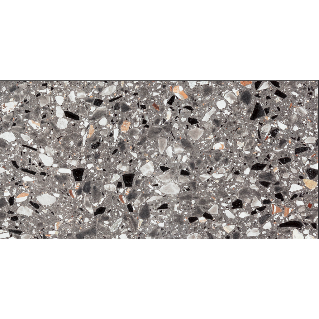 Milano Terrazzo Antracite Textured Tile