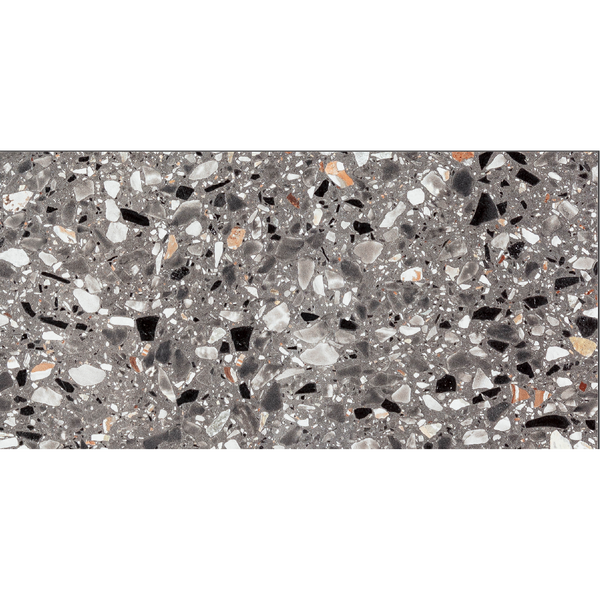 Milano Terrazzo Antracite Textured Tile