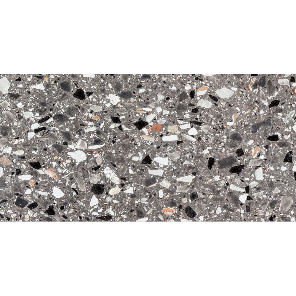 Terrazzo Antracite Textured Tile